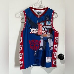 Transformers Kids Sleeveless Jersey - Blue and Red